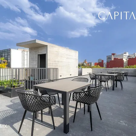 Michoacan Luxury Apartments By Capitalia Mexico City Exterior photo